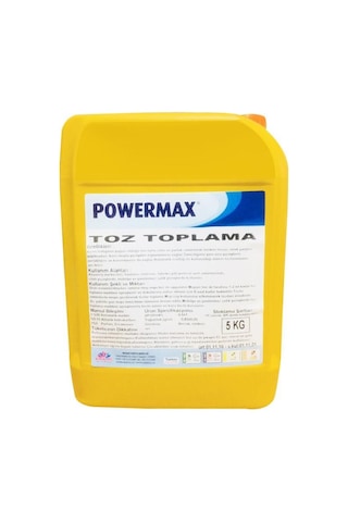 Powermax Statik Toz Toplama Maddesi Toz Toplama Deterjanı 4x5 Kg1