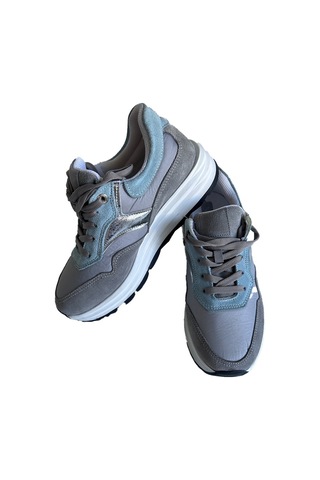 Luna Kadın Hakiki Deri Rahat Comfort Sneaker Ayakkabı Gri