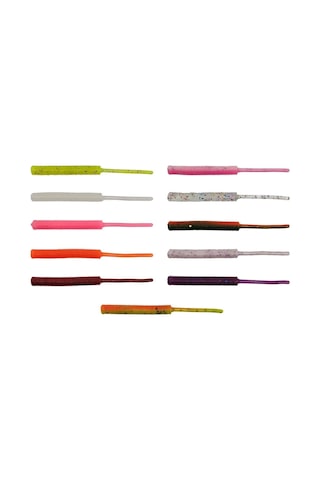 Kendo Fire Worm Lrf Silikonu 5cm 18 Adet Fluorescent Yellow