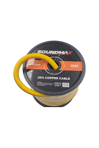 Soundmax Amfi Güç Kablosu 0ga 5 Metre - Soundmax 0 Ga Anfi Power Kablosu - 5 Mt
