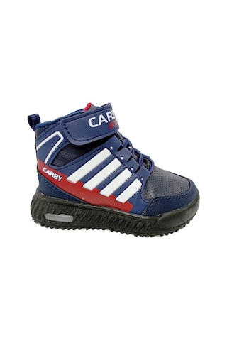 Carby 2021-b Bebe Sneakers Bot Laci Beyaz Kırnızı Lacivert