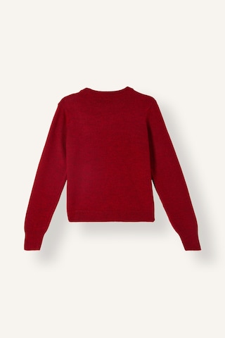 Defacto Regular Fit Bisiklet Yaka Triko Basic Kazak H9438ax26wnrd252 Kırmızı-rd252