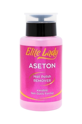 Pompalı Aseton Keratinli Ekstra Güçlü Oje Çıkarıcı Tırnak Uzamasına Yardımcı Besleyici Aseton 200 Ml