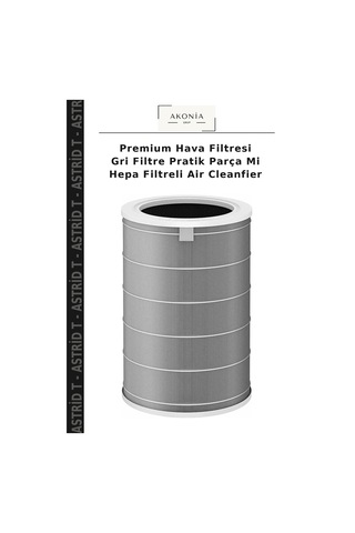 Premium Hava Filtresi Gri Filtre Pratik Parça Mi Hepa Filtreli Air Cleanfier