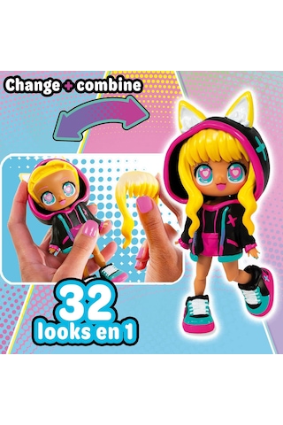 Animakii Bebek Ve Aksesuar Seti - Candy Ve Bubble Gum