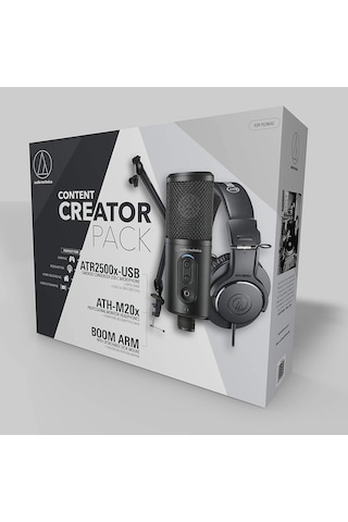 Audio-technica Creator Pack, Siyah