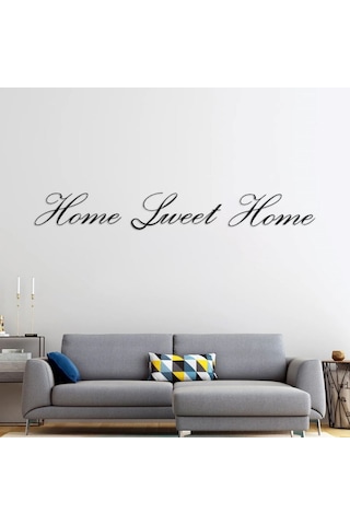Home Sweet Home Metal Duvar Yazısı