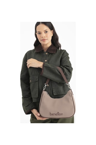 Benetton Kadın Kol Çantası Bnt1690 Vizon Kahve
