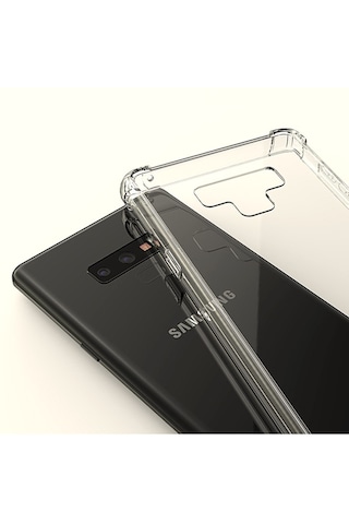 Samsung Uyumlu Galaxy Note 9 Kilif Köse Korumali Seffaf Silikon Kapak 392996325