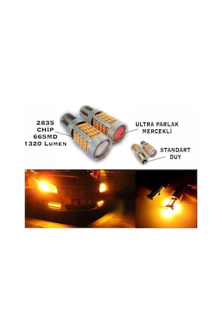Premium Led Sinyal Ampul Seti-py21w-1156-bau15s-9w 150