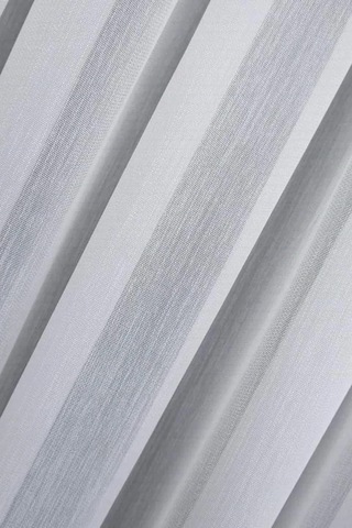 Seyfioğulları Taç Bambu Şantuk Tülperde Seyrek Pile Kırık Beyaz