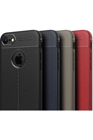 Apple Uyumlu iPhone 6 Plus Kılıf Zore Niss Silikon Kapak Siyah