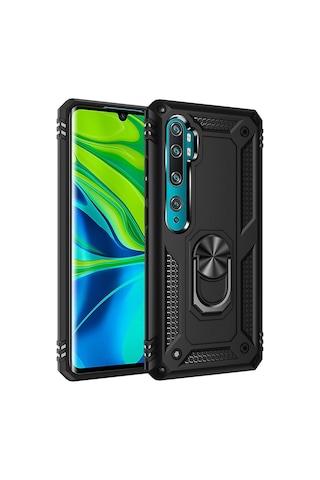 Xiaomi Mi Note 10 Kilif Selfie Yüzüklü Tutuculu Koruyucu 171165886 - Renk / Kirmizi