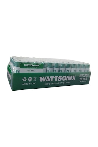 Wattsonix R6p Aa Kalem Pil 60'lı