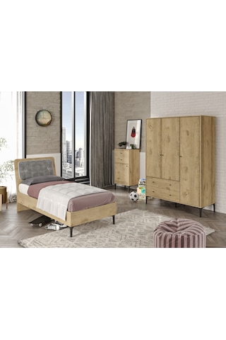 Focus Wood Genç Odası %100mdf Meşe