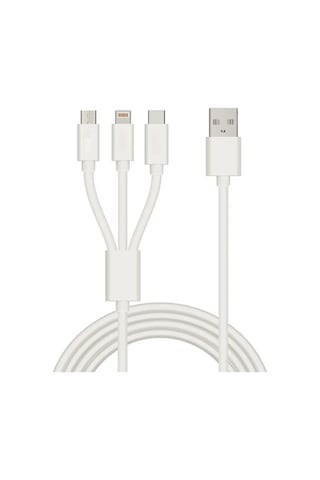 Paleon 3in1 Usb Kablo Micro Usb Type-c Lightning Hızlı Şarj Usb