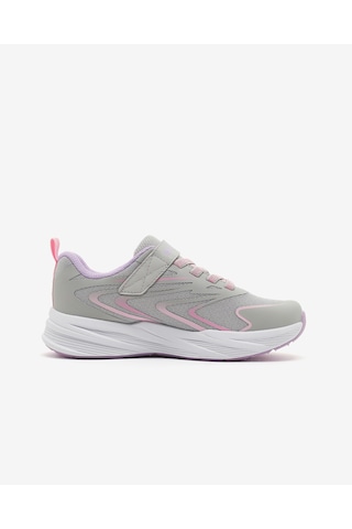 Skechers Mıcrospec Tread Büyük Kız Çocuk Açık Gri/çok Renkli Spor Ayakkabı 303882l Lgmt