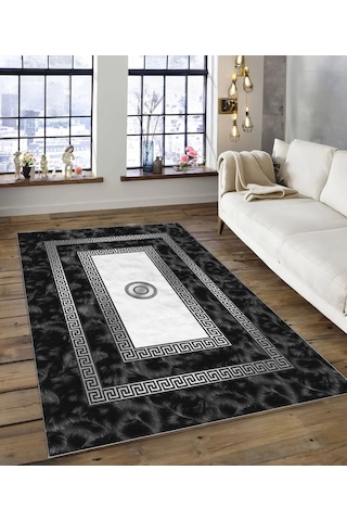 Dijidekor Işıltı Koleksiyonu Model143 Süngerli Dijital Baskılı Saçaksız Mutfak Halısı Yolluk