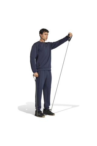 Legınk Adidas Erkek Günlük Kapşonlu Eşofman Üstü D4t Crew Sweats Ka4811 Lacivert