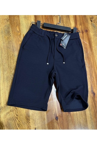Demente Erkek Kayra Kumaş Beli Lastikli Şort Jogger 001