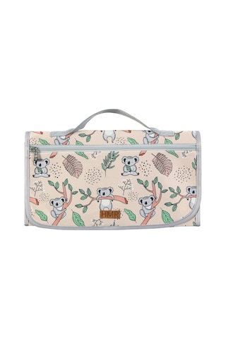 Koala Bej Bebek Alt Açma Minderi Bakım Çantası Çok Renkli