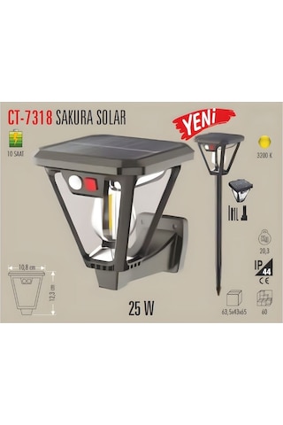 Cata 25w Ct-7318 Sakura Solar Armatür