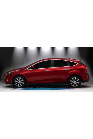 Ford Focus 3 Hb Krom Cam Çerçevesi 12 Parça 2011-2017 Arası