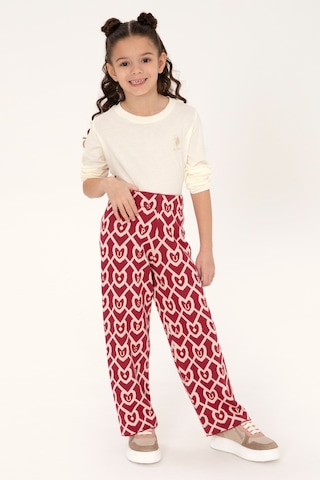 U.s. Polo Assn. Kız Çocuk Pantolon Triko 50316834-vr104 Koyu Frambuaz/dark Raspberry