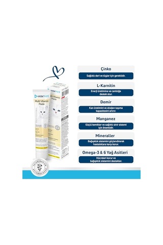 Kedi Maltı 50 Gr Multivitamin Malt Macunu Tüy Yumağı Önleyici, Vitamin Destekli Malt Macun