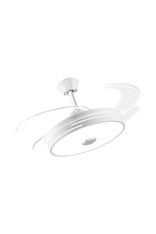 Mutlusan 20''30 Watt 250 Dd 220/230 Volt Monofaze Aydınlatmalı Işıklı Bluetoothlu Uzaktan Kumandalı Tavan Vantilatörü Beyaz