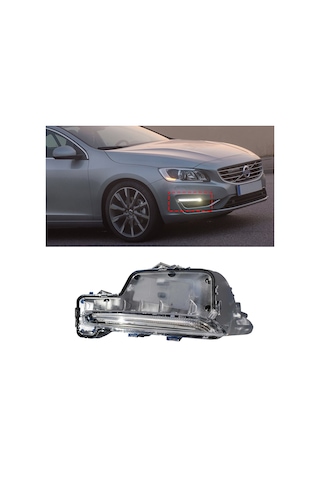 Volvo S60 V60 Gündüz Ledi Sis Farı Sağ 2014 2015 2016 2017 2018