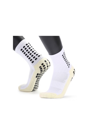 Jeehugo Spor Aktiviteler İçin Nefes Alıcı, Kaymaz Önleyici, Darbe Emici Nylon Çorap - Beyaz 1 Çift Beyaz