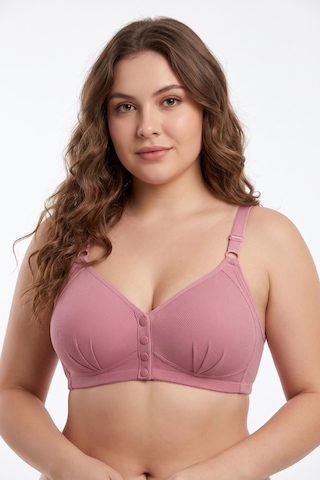U.m.t Kadın Önden Çıtçıtlı Süngerli Sütyen C Cup Bgl-st05639 Pudra