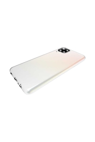 Ekılıf - Samsung Galaxy A12 Uyumlu Kılıf Şeffaf Soft Slim Fitt Süper Silikon Kapak - Şeffaf