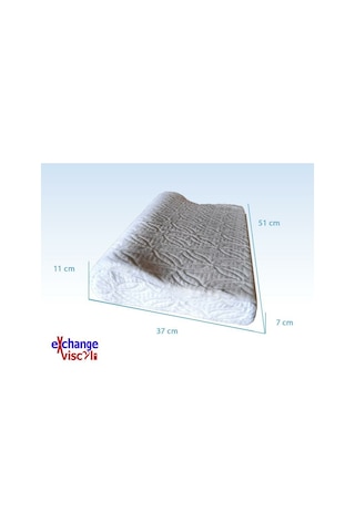 Visco Yastık Ortopedik Boyun Yastığı 51/37/11-7
