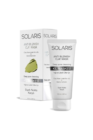 Solaris Kil Maskesi Yağlı ve Lekeli Ciltler İçin 100 ML