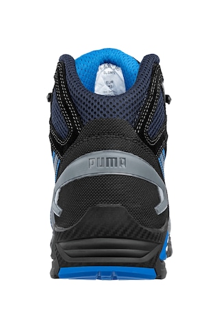 Puma Safety Rio Mid Alüminyum Burunlu Ayakkabısı S3 Src Siyah - Mavi