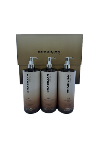 Bobel Brazilian Şampuan 1 L + Saç Kremi 1 L + Saç Maskesi 1 L
