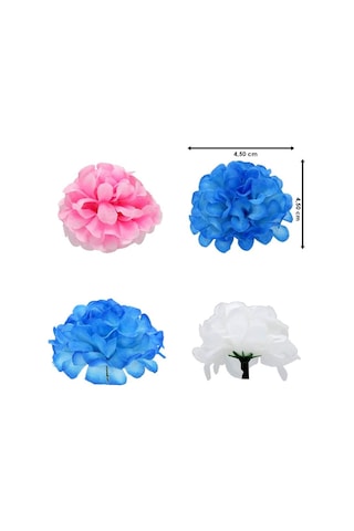 Yapay Çiçek, Kumaş Karanfil Kafası - 4,5 Cm, Pembe