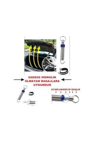 Bagaj Kapağı Kaldırma Yayı Tekli Pratik Bagaj Yayı Araba 1 Adet