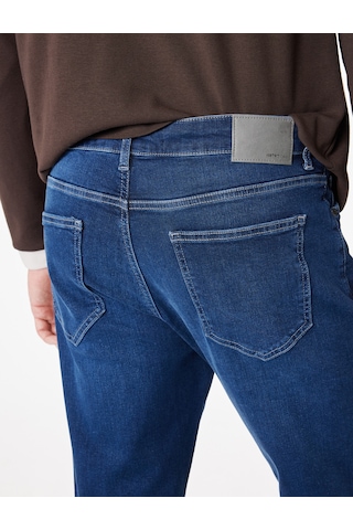 Koton Düğmeli Cep Detaylı Normal Bel Slim Fit Jean Pantolon - Brad Jean Koyu İndigo 6sam40115nd