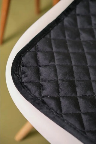 Jansu Home Tekstil' Mutfak Sandalyesi İçin Minder 40x40 Cm 144222854 Siyah