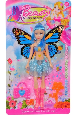 1029-2A Aksesuarlı Kanatlı Melek Bebek Oyun Seti -Canem