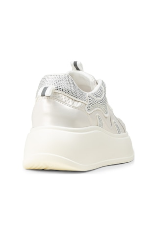 Deery Kadın Beyaz Taş Detaylı Platform Sneaker - 26424zbyzp01 Beyaz