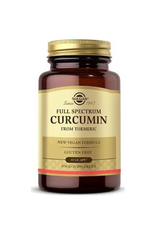 Solgar Curcumin Food Supplement 30 Kapsül