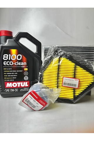 Npe Crv 2016-2019 Bakım Set  Yağ Filtre/ithal Hava Polen Motul 0w30 5 Litre