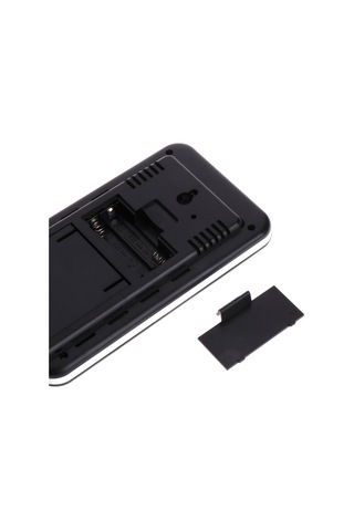 Kangvka Ev Ve Dış Mekan Sıcaklık Ölçer, Kablosuz Sensör, Maksimum-minimum Hafıza, Saat Fonksiyonu, Duvar Veya Masaya Konulabilir, Pil Dahil Değil