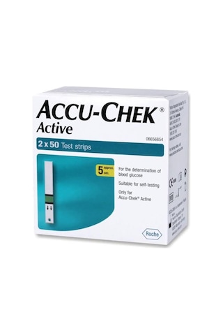 Accu-check Active Şeker Ölçüm Çubuğu 50 Adet