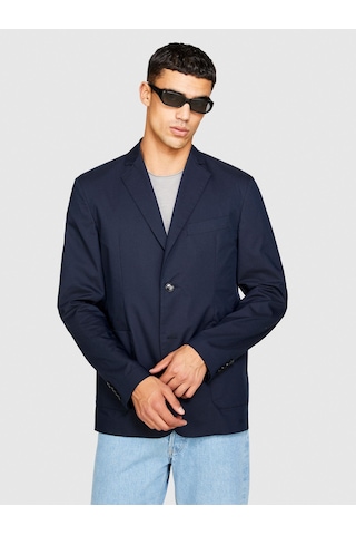 Sisley Rahat Kalıp Astarsız 2 Düğmeli Ceket Erkek Renkli Ceket - 323a2t3rsw016 Lacivert