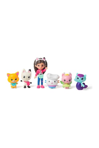 Gabby S Dollhouse Kedi Macerası Ekibi Figür Seti - 6 Lı Karakter Paketi - Gabby Ve Arkadaşları Diğer